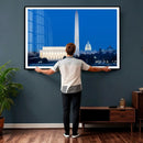 Washington DC Skyline Wall Art Canvas Print – Lincoln by MyGreatCanvas | Canvas Wall Art Prints | Photo Prints & Wall Decor