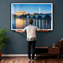 Washington DC Wall Art Canvas Print – Lincoln Memorial Night by MyGreatCanvas | Canvas Wall Art Prints | Photo Prints & Wall Decor