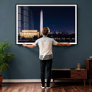 Washington White House Skyline Wall Art Canvas Print – by MyGreatCanvas | Canvas Wall Art Prints | Photo Prints & Wall Decor