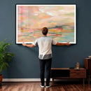 Abstract Pastel Landscape Wall Art Canvas Print – Soft Pink by MyGreatCanvas | Canvas Wall Art Prints | Photo Prints & Wall Decor