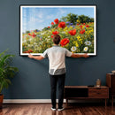 Wildflower Meadow Wall Art Canvas Print – Colorful Poppy and by MyGreatCanvas | Canvas Wall Art Prints | Photo Prints & Wall Decor