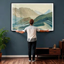 Abstract Mountain Landscape Wall Art Canvas Print – Textured by MyGreatCanvas | Canvas Wall Art Prints | Photo Prints & Wall Decor