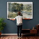 Edward Mitchell Bannister Streamside Wall Art Canvas Print by MyGreatCanvas | Canvas Wall Art Prints | Photo Prints & Wall Decor