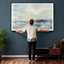 Abstract Coastal Landscape Wall Art Canvas Print – Soft Blue by MyGreatCanvas | Canvas Wall Art Prints | Photo Prints & Wall Decor