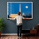 Washington DC Skyline Wall Art Canvas Print – Lincoln by MyGreatCanvas | Canvas Wall Art Prints | Photo Prints & Wall Decor