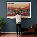 Yayoi Kusama Colorful Landscape Wall Art Canvas Print – by MyGreatCanvas | Canvas Wall Art Prints | Photo Prints & Wall Decor