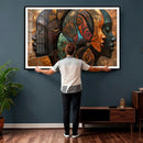 Abstract Afro American Women Wall Art Canvas Print by MyGreatCanvas | Canvas Wall Art Prints | Photo Prints & Wall Decor