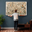 Vintage Birds and Flowers Wall Art Canvas Print, Botanical by MyGreatCanvas | Canvas Wall Art Prints | Photo Prints & Wall Decor