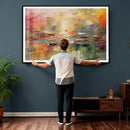 Colorful Abstract Canvas Wall Art — Large Textured Oil by MyGreatCanvas | Canvas Wall Art Prints | Photo Prints & Wall Decor