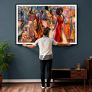 African American Jazz Singer Canvas Art — Red Dress Black by MyGreatCanvas | Canvas Wall Art Prints | Photo Prints & Wall Decor
