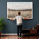 Neutral Wildflower Field Canvas Wall Art — Beige Earth Tone by MyGreatCanvas | Canvas Wall Art Prints | Photo Prints & Wall Decor