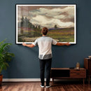Gustav Macoun Heathland Canvas Print, Czech Landscape Oil by MyGreatCanvas | Canvas Wall Art Prints | Photo Prints & Wall Decor