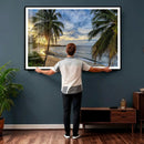 Puerto Rico Beach Paradise Wall Art – Tropical Coastal Print by MyGreatCanvas | Canvas Wall Art Prints | Photo Prints & Wall Decor