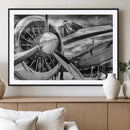 Vintage Antique Airplane Wall Art Canvas Print by MyGreatCanvas | Canvas Wall Art Prints | Photo Prints & Wall Decor