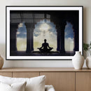Women and Yoga Wall Art Canvas Print