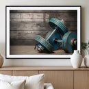 Dambell and Sport Wall Art Canvas Print by MyGreatCanvas | Canvas Wall Art Prints | Photo Prints & Wall Decor