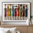 Abstract African Women Wall Art Canvas Print by MyGreatCanvas | Canvas Wall Art Prints | Photo Prints & Wall Decor