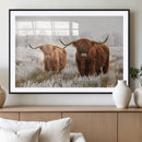 Longhorn Cattle Wall Art Canvas Print, Framed Farmhouse by MyGreatCanvas | Canvas Wall Art Prints | Photo Prints & Wall Decor