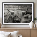 Cow Focus Canvas Wall Art Print by MyGreatCanvas | Canvas Wall Art Prints | Photo Prints & Wall Decor