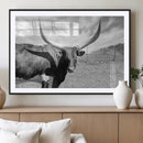 Longhorn Wall Art Canvas Print, Framed Ranch Wall Art Canvas by MyGreatCanvas | Canvas Wall Art Prints | Photo Prints & Wall Decor