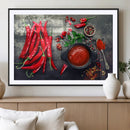 Red Pepper Kitchen and Restaurant Wall Wall Art, Red Pepper by MyGreatCanvas | Canvas Wall Art Prints | Photo Prints & Wall Decor