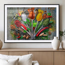 Spoonful of Spices Cooking Wall Art Canvas Print - Vibrant by MyGreatCanvas | Canvas Wall Art Prints | Photo Prints & Wall Decor