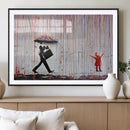 Banksy Wall Art Canvas Print, Framed Graffiti Art Picture by MyGreatCanvas | Canvas Wall Art Prints | Photo Prints & Wall Decor