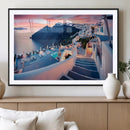 Santorini Island Wall Art Canvas Print by MyGreatCanvas | Canvas Wall Art Prints | Photo Prints & Wall Decor