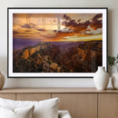 Mesmerizing Sunset from Grand Canyon Nal Park Wall Art,