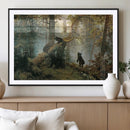 Grizzly Bear Cubs Wall Art Canvas Print