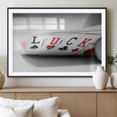 Framed Luck Poker Cards Canvas – Modern Triptych Wall Art,