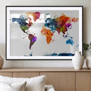 World Map Canvas Print – Detailed Map of the World Wall Art by MyGreatCanvas | Canvas Wall Art Prints | Photo Prints & Wall Decor