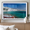 Santorini Wall Art Canvas Print