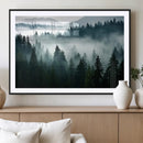 Captivating Misty Forest Wall Art Canvas, Premium Canvas by MyGreatCanvas | Canvas Wall Art Prints | Photo Prints & Wall Decor