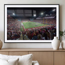 Mississippi State Bulldogs Stadium Wall Art Canvas Print –
