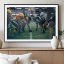 American Football Playing Wall Art Canvas Print by MyGreatCanvas | Canvas Wall Art Prints | Photo Prints & Wall Decor