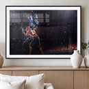 American Football Wall Art Canvas Print, Stadium Sport Wall