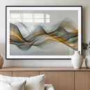 Abstract Wave Canvas Wall Art – Fluid Contemporary Elegance