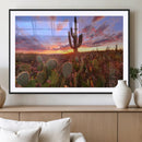 Arizona Desert Wall Art Canvas Print - Framed Deser Sunset by MyGreatCanvas | Canvas Wall Art Prints | Photo Prints & Wall Decor