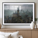Disney Castle Wall Art Canvas Print, Living Kids Home Room