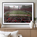 Wisconsin Badgers Team Print Canvas - Madison Camp Randall by MyGreatCanvas | Canvas Wall Art Prints | Photo Prints & Wall Decor