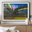 Milwaukee Brewers Baseball Team Print Canvas- American