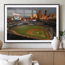 Minnesota Twins Baseball Team Print - Minneapolis Target by MyGreatCanvas | Canvas Wall Art Prints | Photo Prints & Wall Decor
