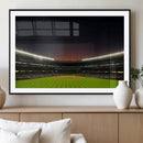Yankee Stadium Night Game Triple Canvas, Yankee Stadium