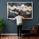 Wood Mountain Wall Art | Mountain Canvas Print Wood Decor | by MyGreatCanvas | Canvas Wall Art Prints | Photo Prints & Wall Decor