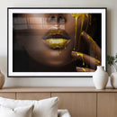 African American Art Black Woman Canvas Print, African Wall