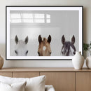 Horse Prints Set, Set of 3 Horse Wall Art, Horses Portraits, by MyGreatCanvas | Canvas Wall Art Prints | Photo Prints & Wall Decor