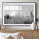 Vintage Farmhouse Black and White Triptych Wall Art – Giclee