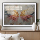 Golden Angel Wings Wall Art Canvas Print – Stunning Abstract by MyGreatCanvas | Canvas Wall Art Prints | Photo Prints & Wall Decor