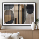 Wabi Sabi Canvas Print - Geometric Abstract Wall Art Canvas